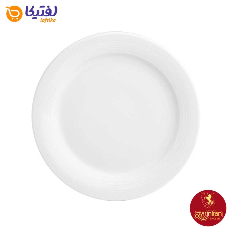 بشقاب سفید هتلی ساذه سفید